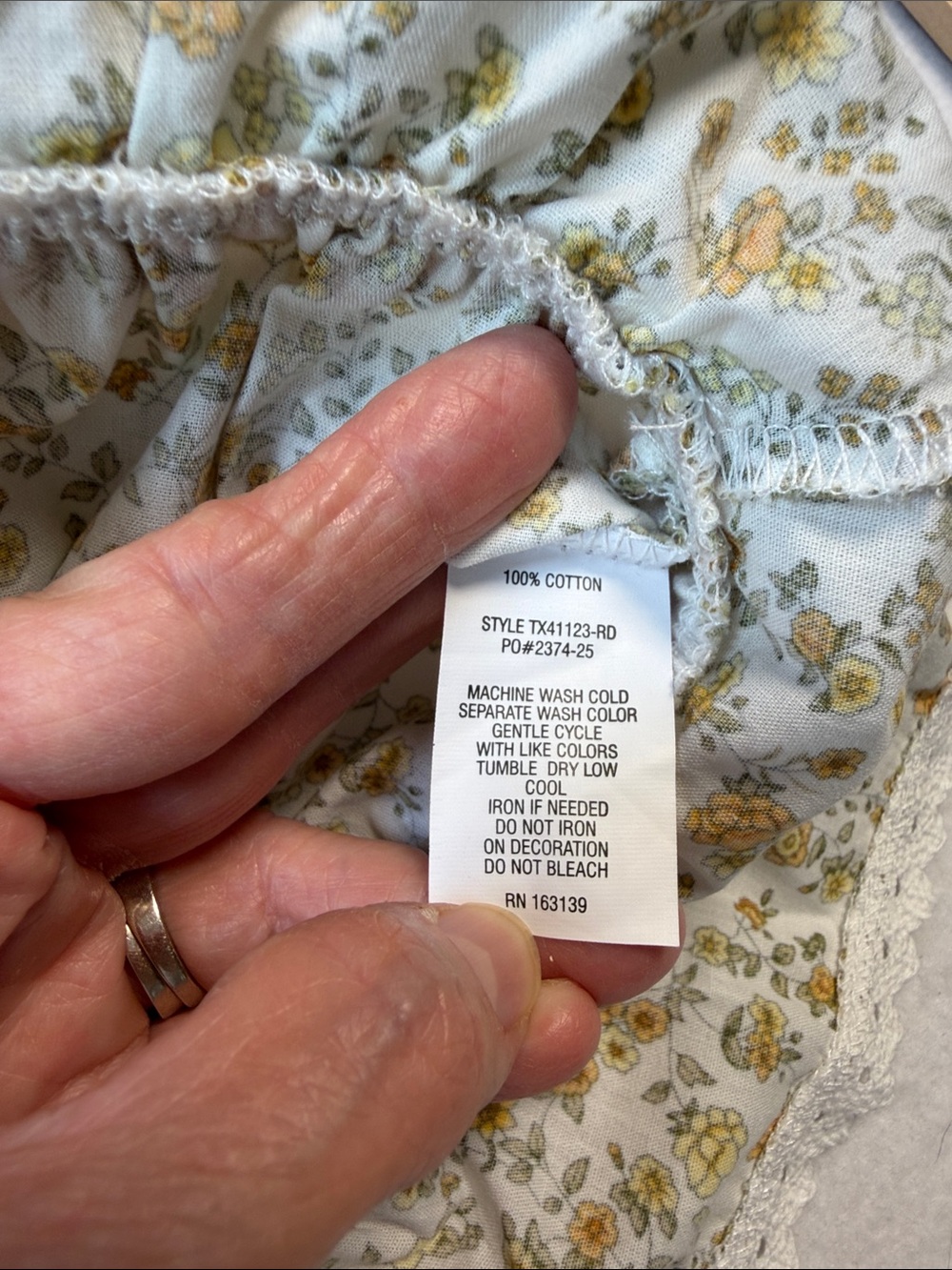 Floral Ruffle Top, Small, NWOT, Cottagecore Coquette Romantic Ren Faire - Picture 9 of 9